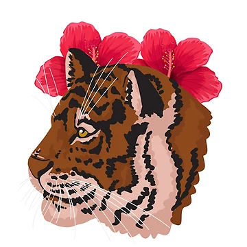Artwork thumbnail, TigerSticker by hsstudio2025