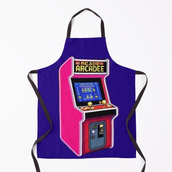 Item preview, Retro Gaming Pixel Art Desk Mat - Neon Arcade Vibes designed and sold by Zuday.