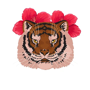 Artwork thumbnail, TigerSticker by hsstudio2025