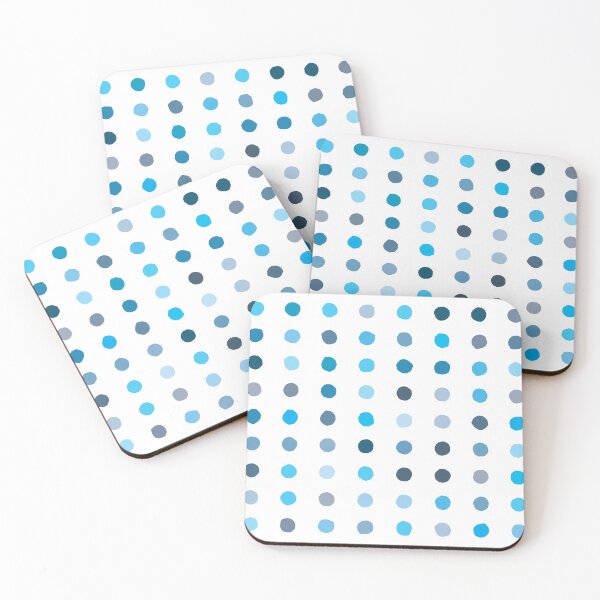 Item preview, Circular Dalmatian Spots - Sky #924 designed and sold by Natural Collective.