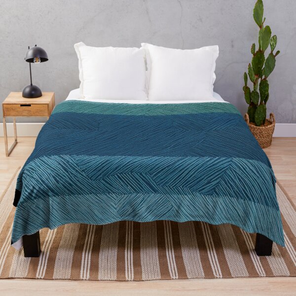 Item preview, Coastal Serenity: Striped Color Harmony in Shades of Blue designed and sold by regnumsaturni.
