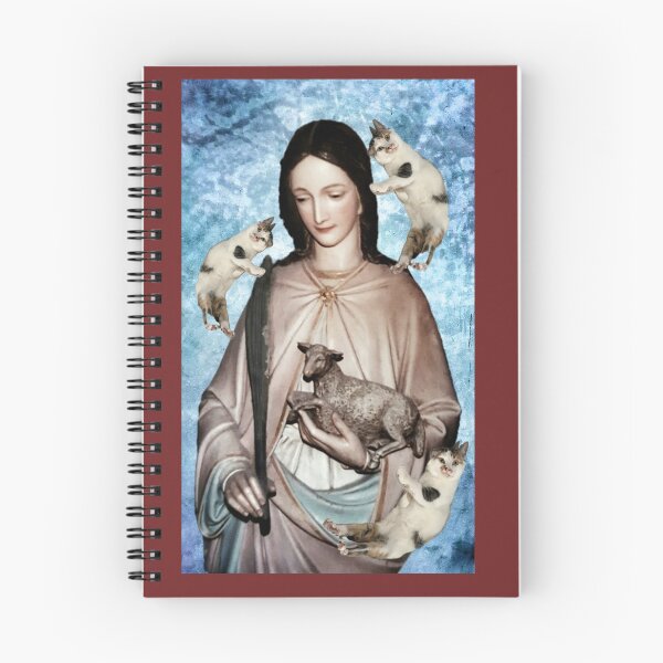 Item preview, St. Agnes with Cats designed and sold by Super-Pinhead.