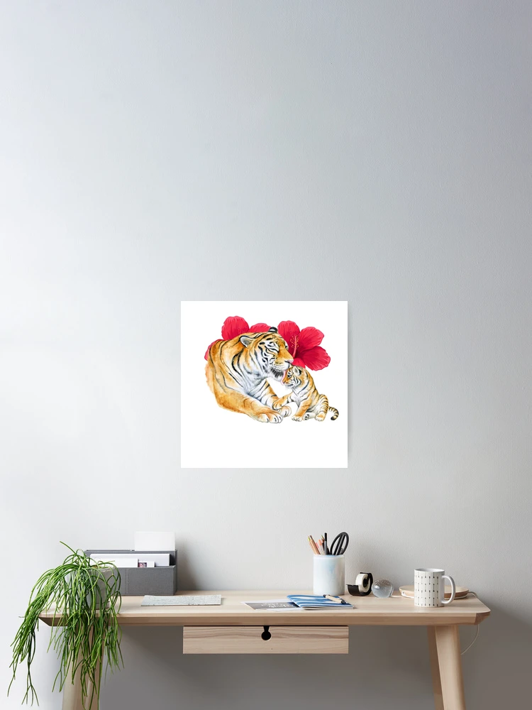 Thumbnail 2 of 3, Poster, TigerSticker designed and sold by hsstudio2025.