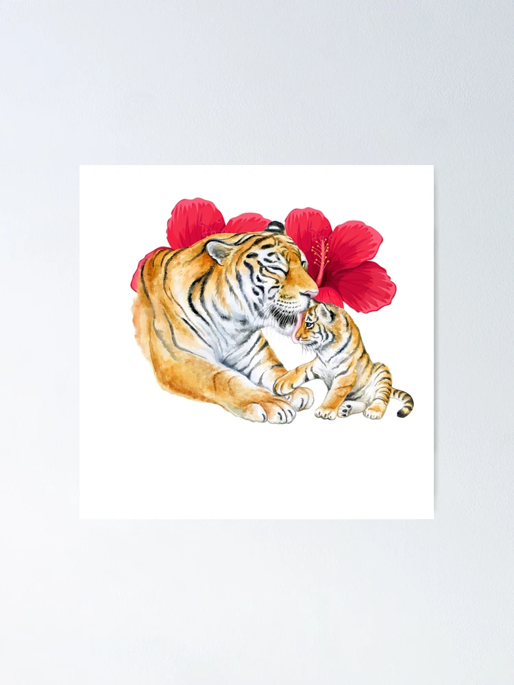 Thumbnail 1 of 3, Poster, TigerSticker designed and sold by hsstudio2025.