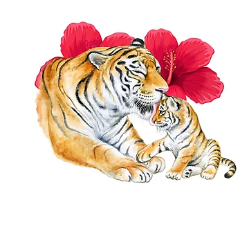 Artwork thumbnail, TigerSticker by hsstudio2025