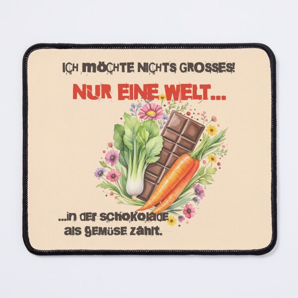 Item preview, A world in which chocolate is considered a vegetable – one can only dream designed and sold by BrainAK.