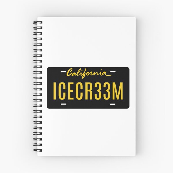 Item preview, California Licence Plate - ICECR33M designed and sold by DutchMonkeys.