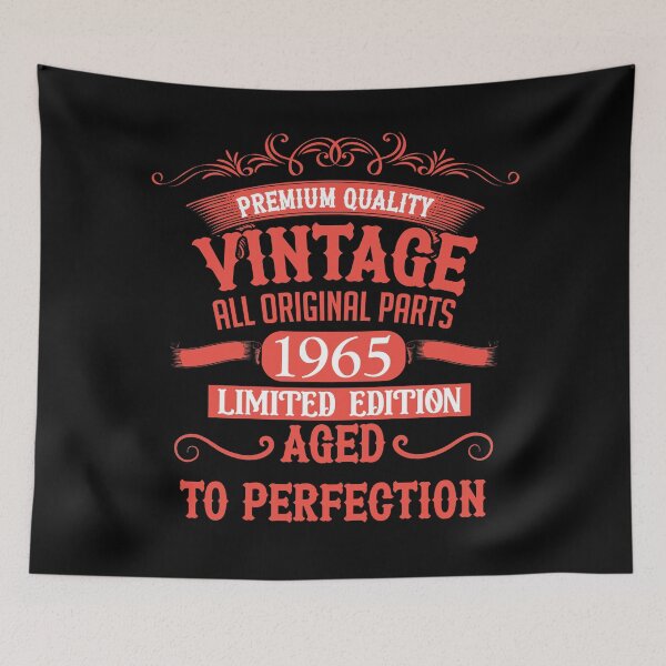 Item preview, Vintage 1965 birhtday born in 1965 age 60th birthday gift designed and sold by Alexaltay.