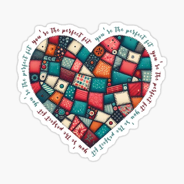 Item preview, quilting funny valentine's day sewing designed and sold by EwaVerse.