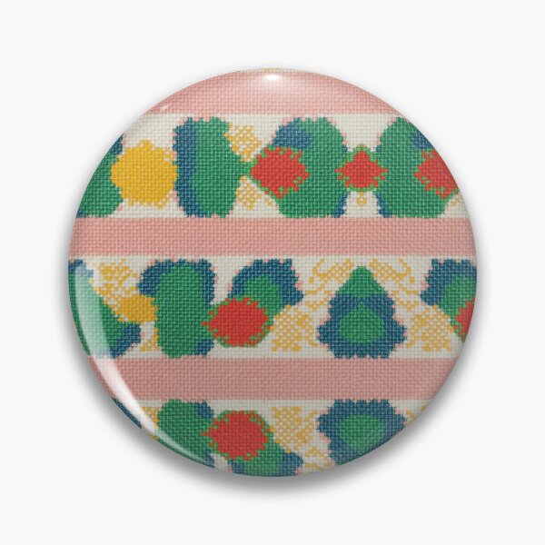 Item preview, Colorful Modern Craft Stitch Pattern with Handcrafted Wool designed and sold by regnumsaturni.