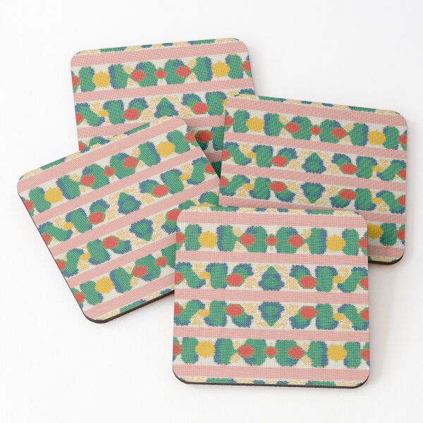 Item preview, Colorful Modern Craft Stitch Pattern with Handcrafted Wool designed and sold by regnumsaturni.