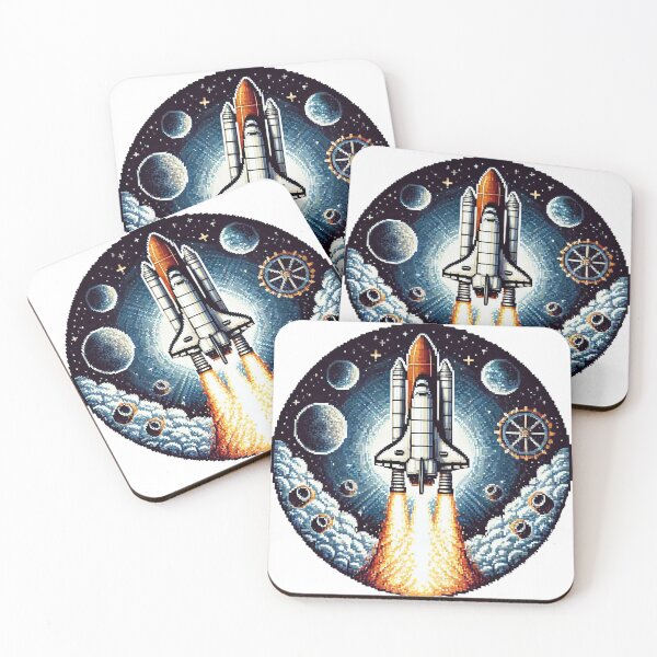 Item preview, Pixel Spacecraft designed and sold by PRINTER CATS DIGITAL.