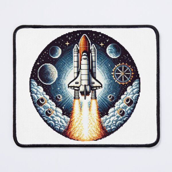 Item preview, Pixel Spacecraft designed and sold by PRINTER CATS DIGITAL.