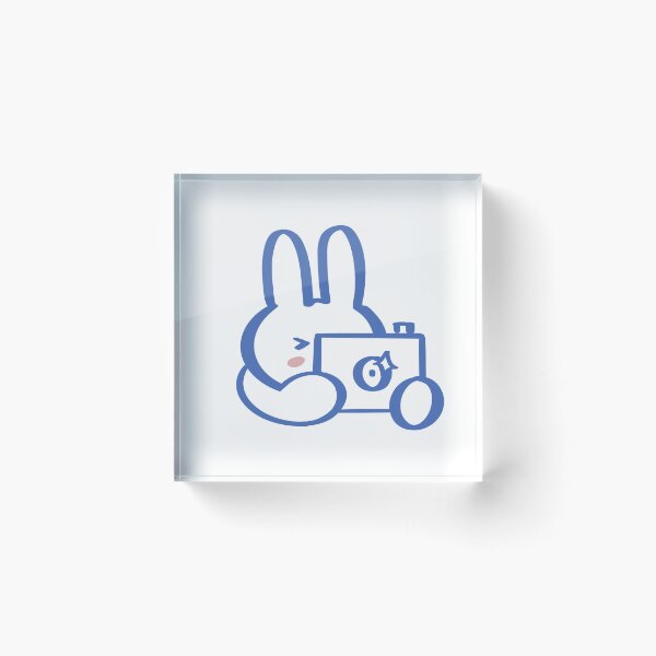 Item preview, Cute Bunny Taking a Picture designed and sold by bloomingmirasol.