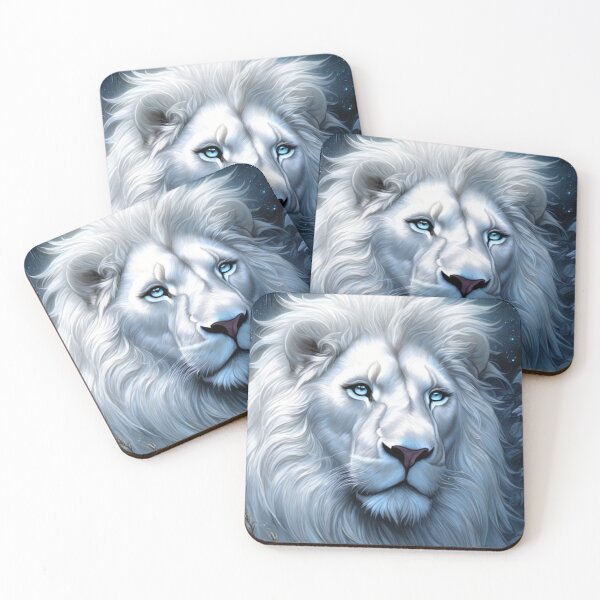 Item preview, white lion designed and sold by PandorasWelt.