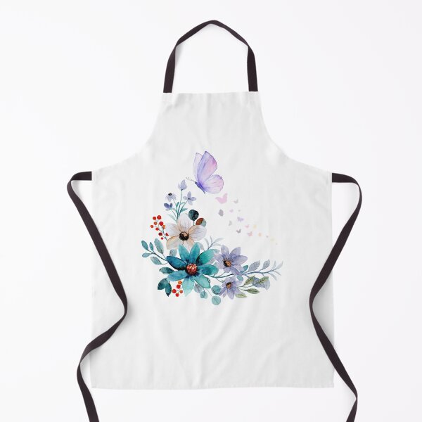 Item preview, butterfly and purple flowers designed and sold by Fekra-Design.