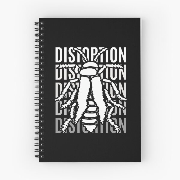 Item preview, Distortion Beneath Black Hues and White Insect designed and sold by SplashTastic.