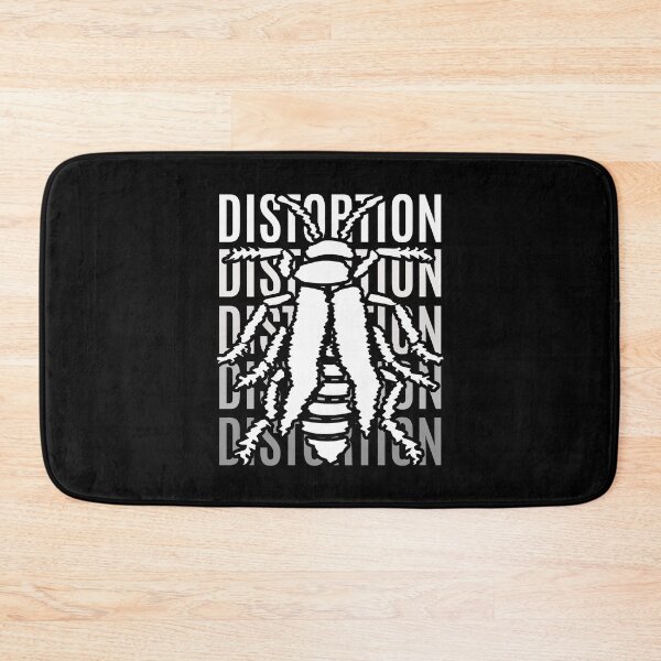 Item preview, Distortion Beneath Black Hues and White Insect designed and sold by SplashTastic.