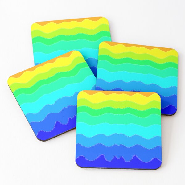 Item preview, Rainbow lines, bright colors designed and sold by Nuynuyshop.