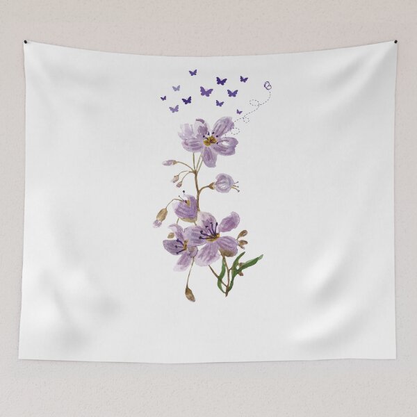 Item preview, purple flower designed and sold by Fekra-Design.