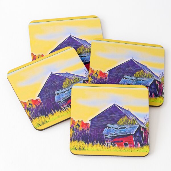 Item preview, Old Barn Falling Down designed and sold by Vermont Gifts and Art.