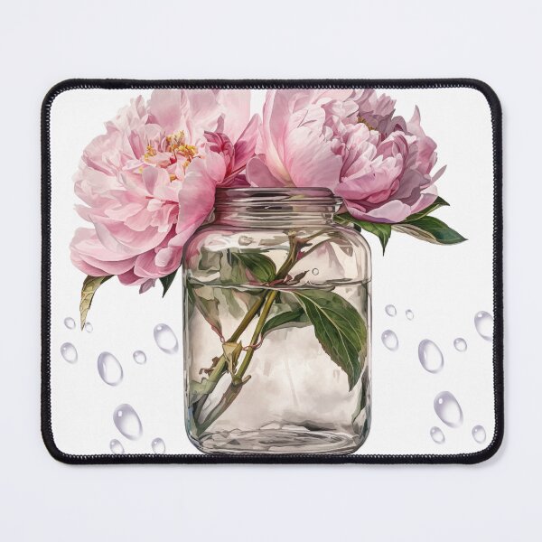 Item preview, glass of flower designed and sold by Fekra-Design.