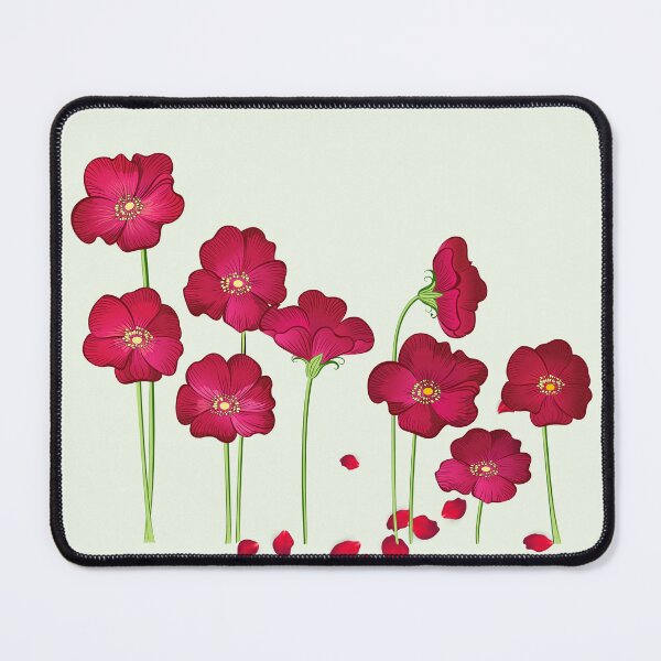Item preview, red flower designed and sold by Fekra-Design.