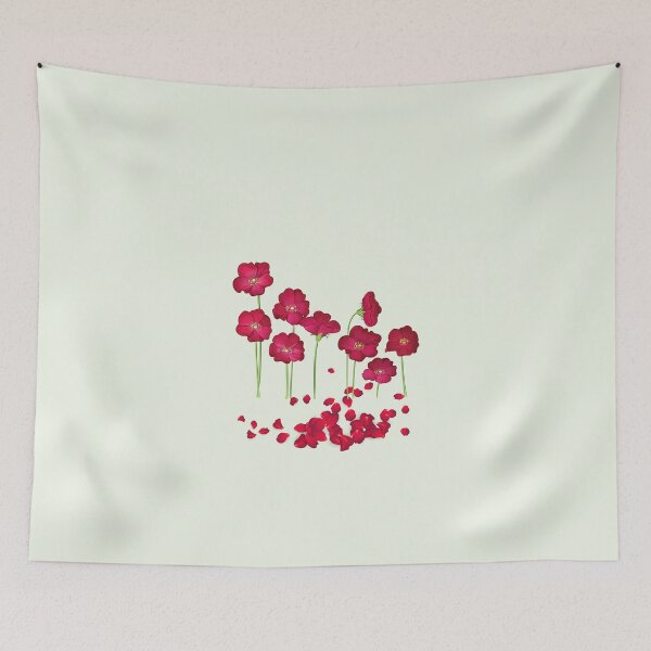 Item preview, red flower designed and sold by Fekra-Design.