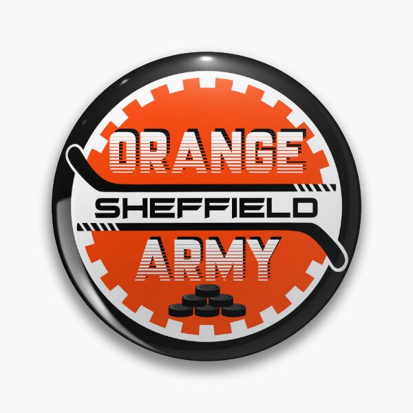 Item preview, Sheffield Steelers Ice Hockey Cog - Orange Army designed and sold by Tarantula Design Co. .