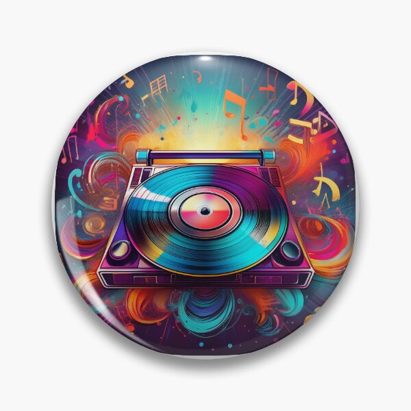Item preview, Vibrant Retro Vinyl Record Player - Music Lover's Artwork designed and sold by RaiyaTees.