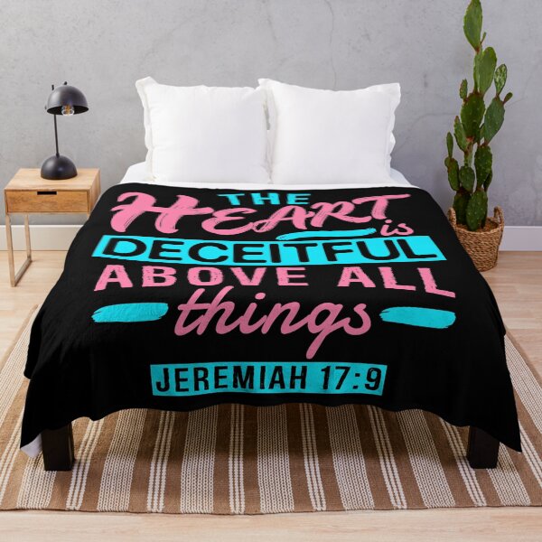 Item preview, Jeremiah 17:9 The Heart Is Deceitful Above All Things designed and sold by plushism.