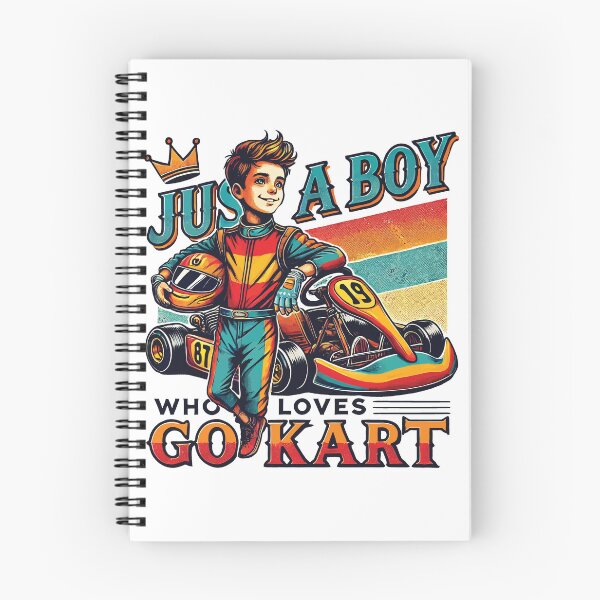 Item preview, Just A Boy Who Loves Go-karting designed and sold by LuminOrb.
