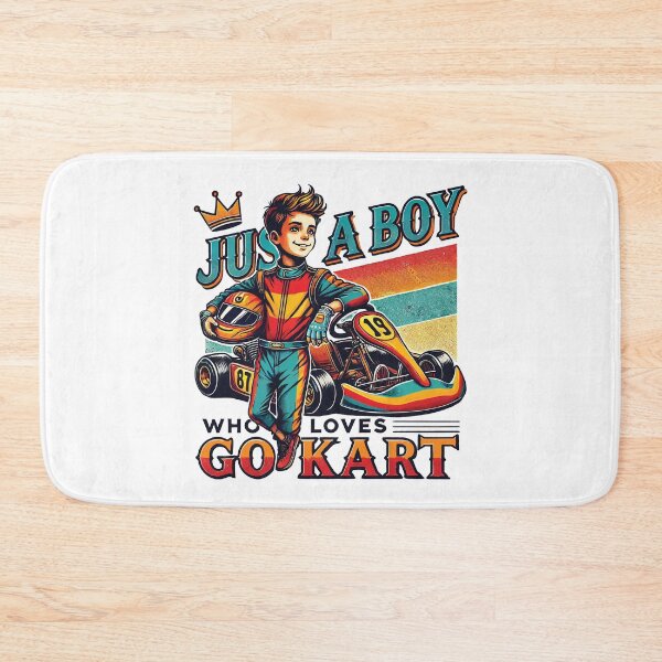 Item preview, Just A Boy Who Loves Go-karting designed and sold by LuminOrb.