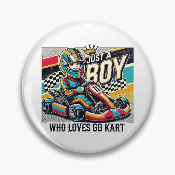 Item preview, Boy Who Loves Go-kart Racing designed and sold by LuminOrb.