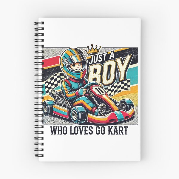 Item preview, Boy Who Loves Go-kart Racing designed and sold by LuminOrb.