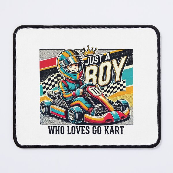 Item preview, Boy Who Loves Go-kart Racing designed and sold by LuminOrb.