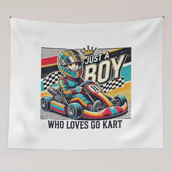 Item preview, Boy Who Loves Go-kart Racing designed and sold by LuminOrb.