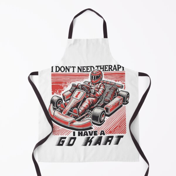 Artikelvorschau, Go-Kart Fahrer Retro Stil Kein Therapiebedarf entworfen und verkauft von LuminOrb.