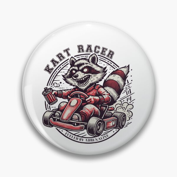 Item preview, Kart Racer Raccoon Go-kart Adventure designed and sold by LuminOrb.