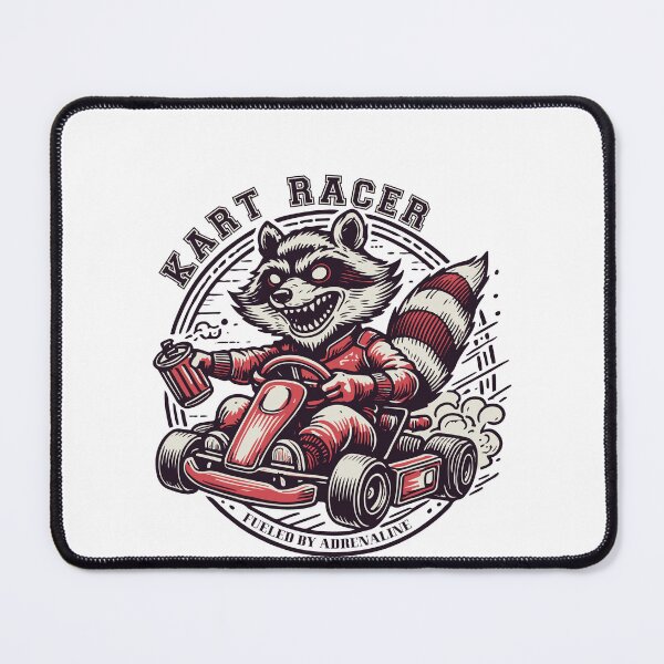 Item preview, Kart Racer Raccoon Go-kart Adventure designed and sold by LuminOrb.