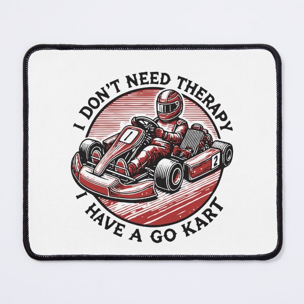 Item preview, I Don't Need Therapy Go-Kart Vintage Style designed and sold by LuminOrb.