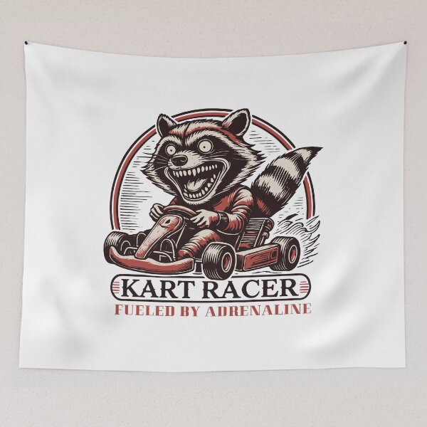 Item preview, Go-Kart Racer Fueled by Adrenaline Thrill designed and sold by LuminOrb.