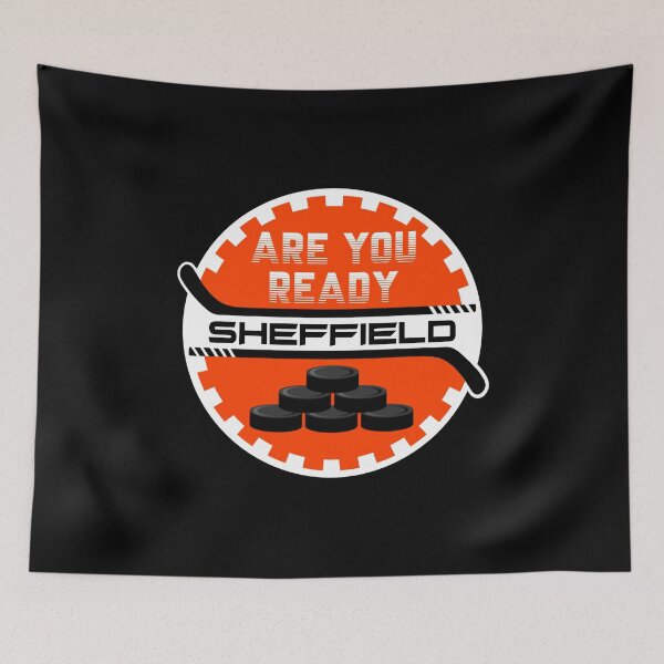Item preview, Sheffield Steelers Ice Hockey Cog - Are you ready Sheffield! designed and sold by Tarantula Design Co. .