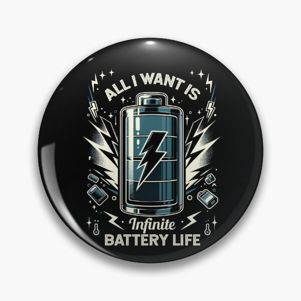 Item preview, All I Want Is Infinite Battery Life Tech Enthusiasts Gadget Fans designed and sold by Dressed For  Duty.