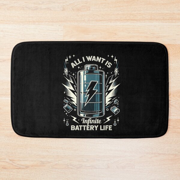 Item preview, All I Want Is Infinite Battery Life Tech Enthusiasts Gadget Fans designed and sold by Dressed For  Duty.
