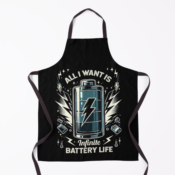Item preview, All I Want Is Infinite Battery Life Tech Enthusiasts Gadget Fans designed and sold by Dressed For  Duty.