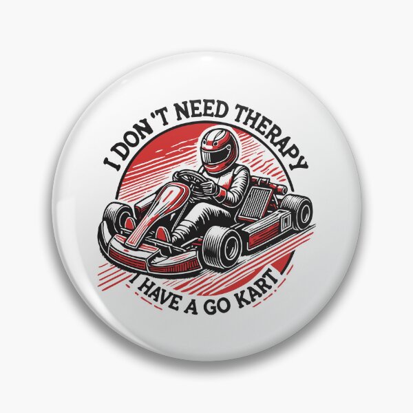 Item preview, I Don't Need Therapy Have A Go-Kart Retro Style designed and sold by LuminOrb.