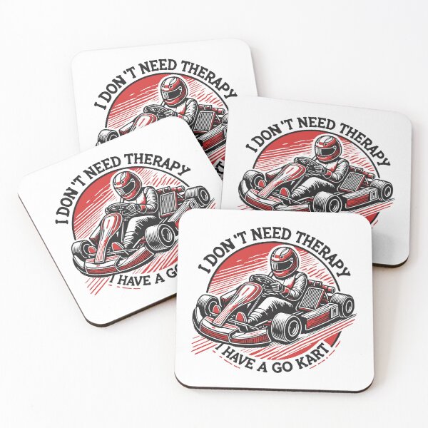 Item preview, I Don't Need Therapy Have A Go-Kart Retro Style designed and sold by LuminOrb.