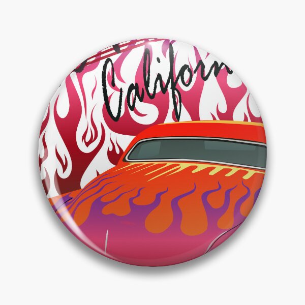Item preview, hot rod california american car flame fire logo designed and sold by Achille3777.