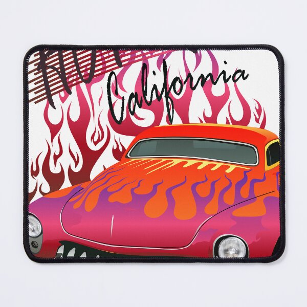 Item preview, hot rod california american car flame fire logo designed and sold by Achille3777.